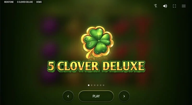 5 Clover Deluxe - menuja kryesore